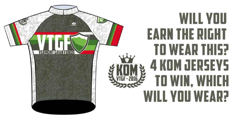 Will You Earn the Right to Wear the Vermont Gran Fondo KOM Jersey?