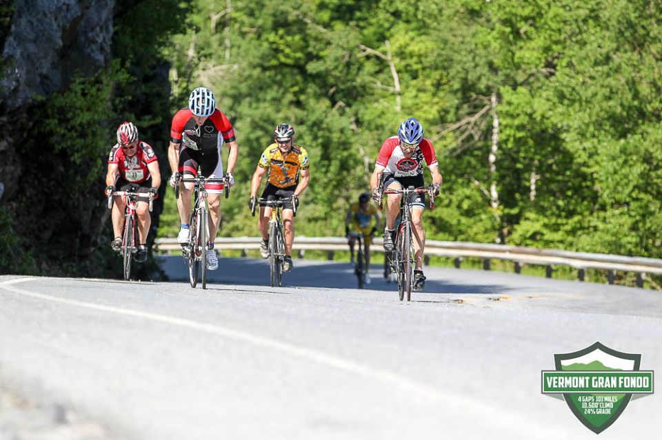 Vermont Gran Fondo  July 1 2017, Middlebury, Vermont