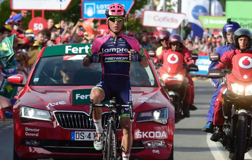 Vuelta Stage 13: Italian Conti attacks the breakaway to win the stage, Quintana still in the Red Jersey