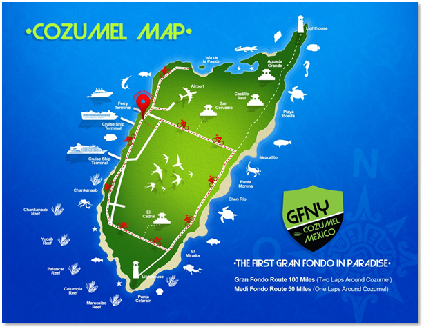 Gran Fondo Cozumel Course