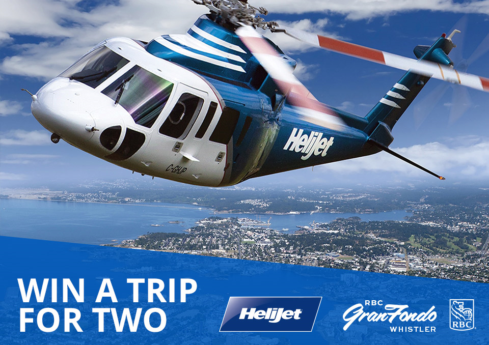 Prize draw: Canadian helicopter getaway with RBC GranFondo Whistler